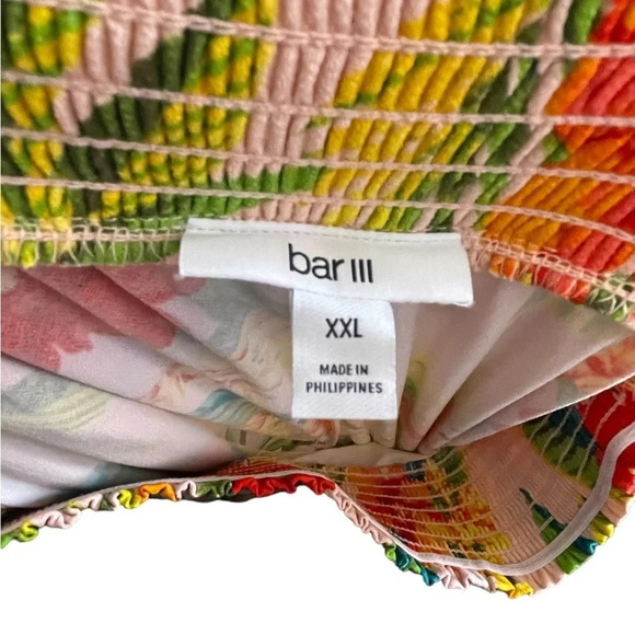 Bar III Hibiscus Jungle Floral Wide Leg Pull On Pants Women’s Size XXL Tropical - Picture 3 of 9